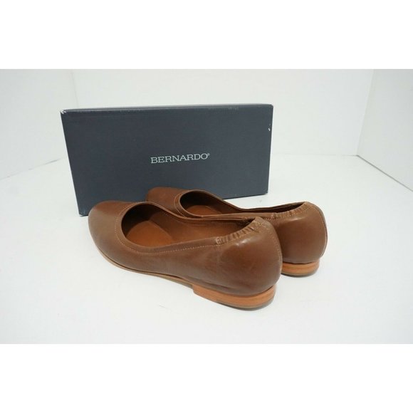 Bernardo Dina Women's Shoes Brown Leather Flats Size US 6 M - Picture 10 of 12